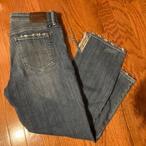 Lucky Brand Distressed Sweet Crop Jeans Sz 8/29